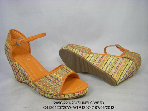 Wedge sandal of Ladies shoes