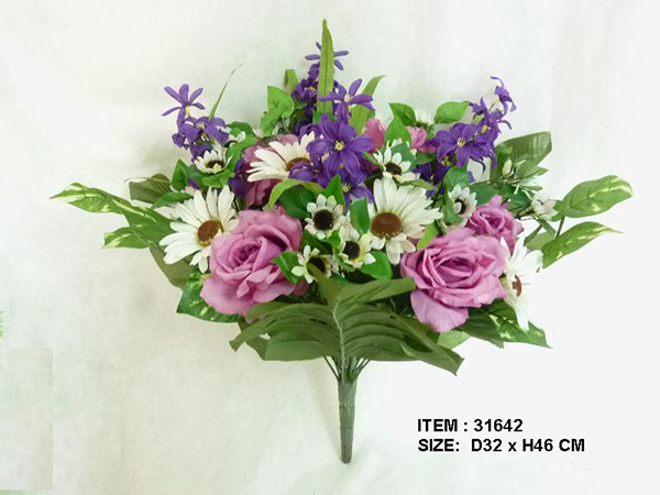 ROSE/GERBERA/DAISY/HYCINTHS BUSH X 24