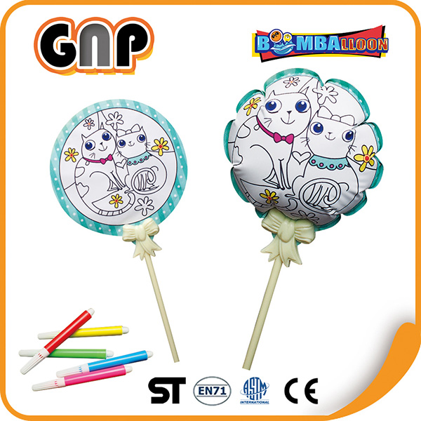18cm Graffiti Self-inflating Balloon
