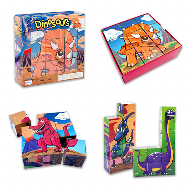 Dinosuars Puzzle Cubes