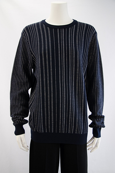 Prinstripe Knit Sweater