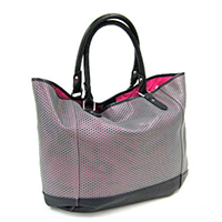 Shoulder Bag with Emboss