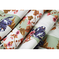 Digital Print Recycled Polyester Satin