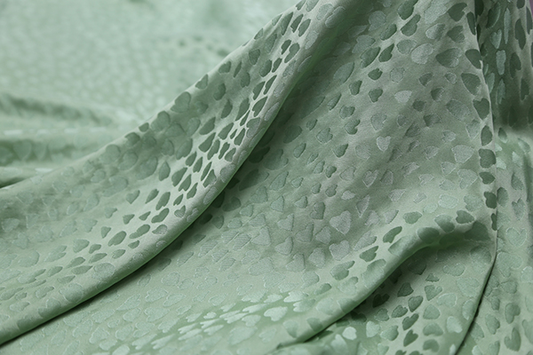 56% Silk 44% Viscose Jacquard