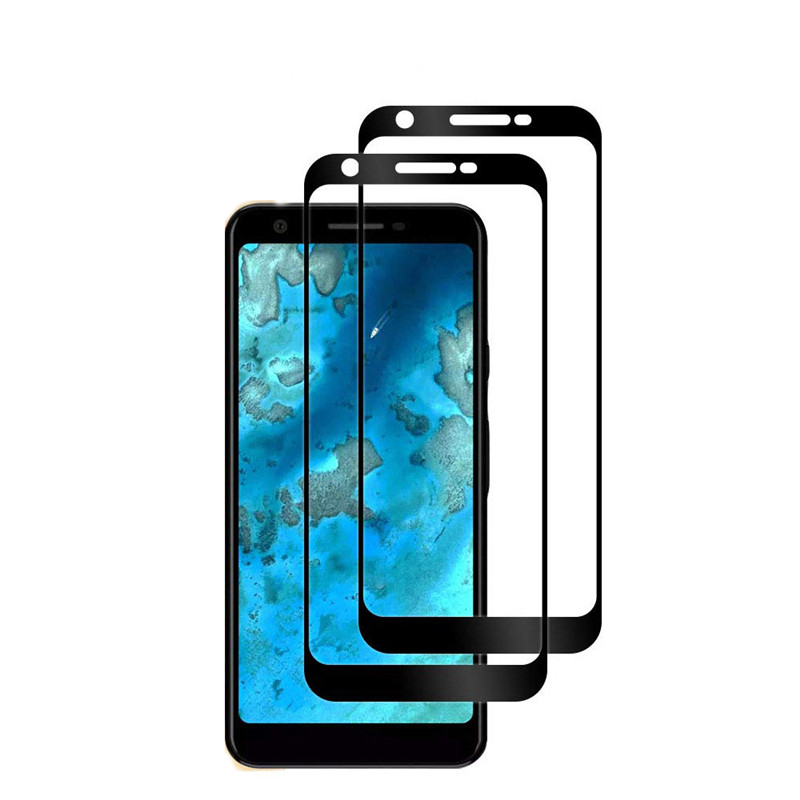 2.5D full cover full glue tempered glass screen protector for Google Pixel 3A, 3A XL