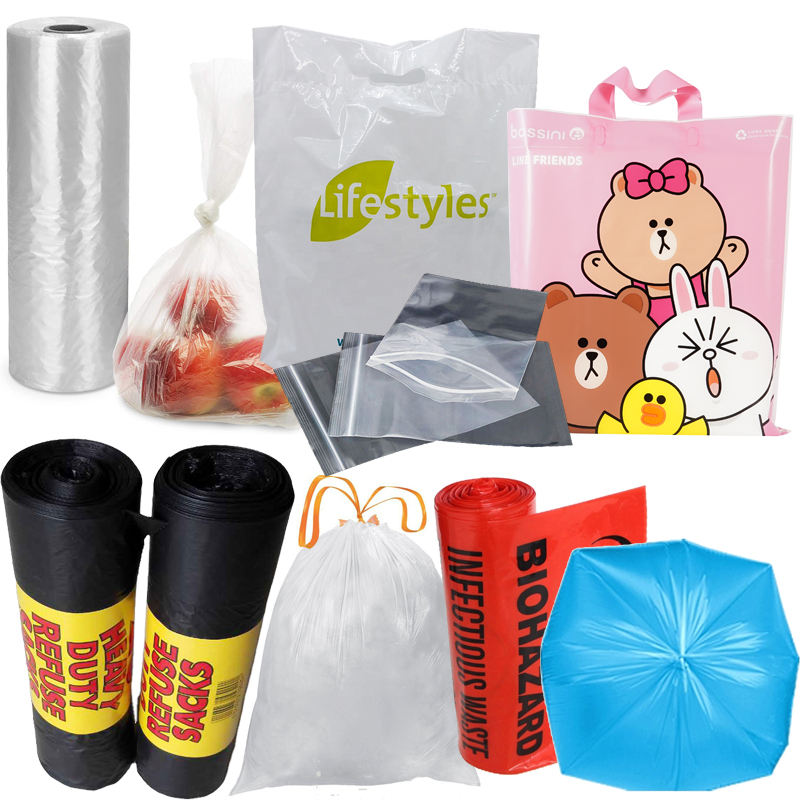 Certified 100% Biodegradable Compostable Plastic Packaging Bags