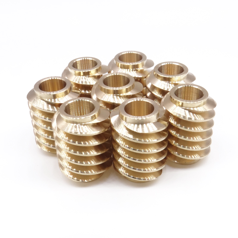 Brass Worm Gear Worm Shaft Kits Gasket 304 stainless steel external thread nut thread conversion