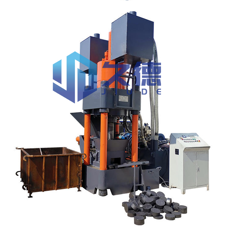 vertical metal briquette compactor