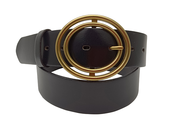 Flat Belt with Oval Buckle