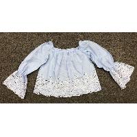 Sell Ladies Off-Shoulder Embroidered Fashion Top, ER K415