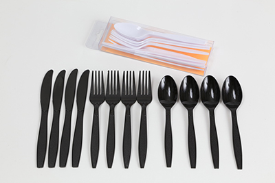 Set of 12 Plastic Flatware