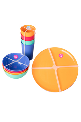 4 pcs Tableware Set (Tumbler / Plate / Bowl)