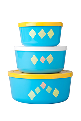 3 in 1 Round Storage with Lids