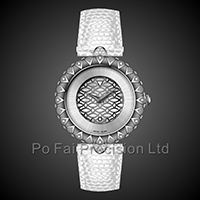 Stainless Steel Swiss Quartz Movement Leather Strap Simple Watches