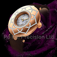 New Design Stainless Steel Swiss Quartz Movement Diamond Wrist Women Watches