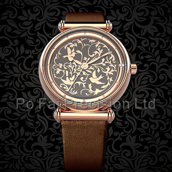 Stainless Steel Swiss Quartz Movement New Design Leather Strap Watches