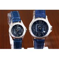 Romantic Hot Waterproof 5ATM Sale Fashion Croc Leather Band Roman numerals Couple Watch
