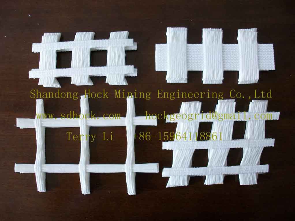Polyester Geogrid 200x200kn Pvc