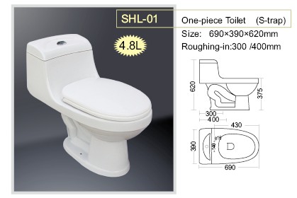 Selling One-piece Toilets