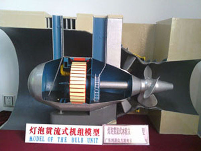 Bulb tuebine generator unit