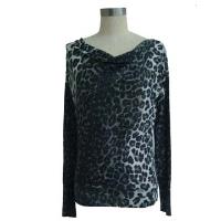 Woman Cowls Printing Pullover