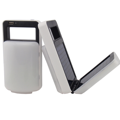 Solar lantern with phone charger