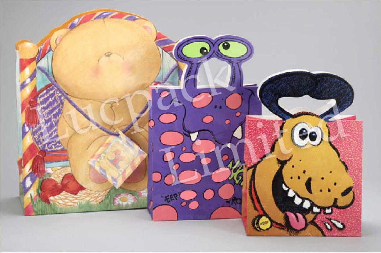 Printed Festive Paper Bag