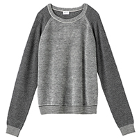 Men's Bird Eyes Stitch Raglan Crewneck Pullover Knitted Sweater