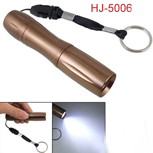 Aluminium camp flashlight with 0.5w led