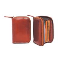 Zip-Around Clutch Accordion Multi Card Holder Purse Wallet