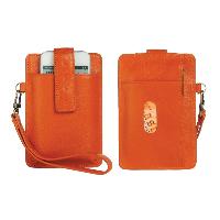 Castello Snap Strap Leather iPhone Case with Wristlet