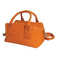 Castello Women's Top Zip Versatile Cowhide Leather Handbag with Double Handle