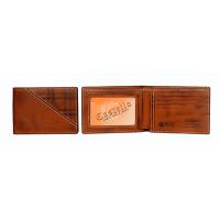 Castello Men's Blocking RFID Protected Bifold Slim Leather Wallet
