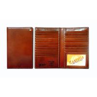 Castello Men's RFID Protected Bifold Leather Long Wallet