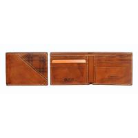 Castello Men's Blocking RFID Protected Bifold Burnish Leather Wallet