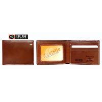Castello Blocking RFID Protected Bifold Leather Slim Wallet