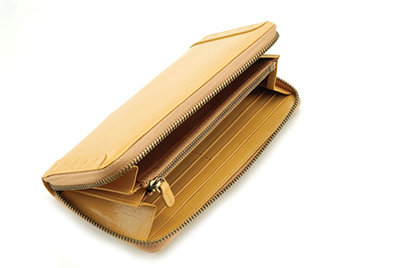 Castello Women's Clutch Zip-Around Long Leather Wallet