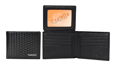 Castello Men's Blocking Bifold Leather Wallet
