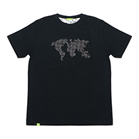 Mens Printed T-shirt with Crystals
