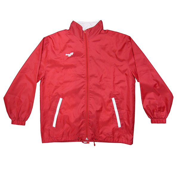 Mens Woven Wind Jacket with Concealed Hood