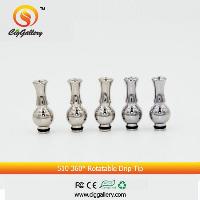 Rotatable 510 thread drip tips