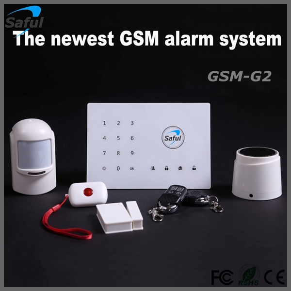 Sell Android/ IOS APP remote control intelligent wireless home burglar alarm security system