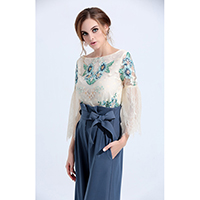 Lace Emboidery Top