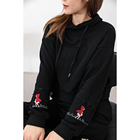 A/W Women's Creative Little Red Hat Hoodie Pullover Sweater