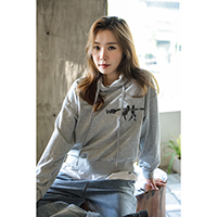 A/W Women's Creative Pattern Print Hoodie Sweater