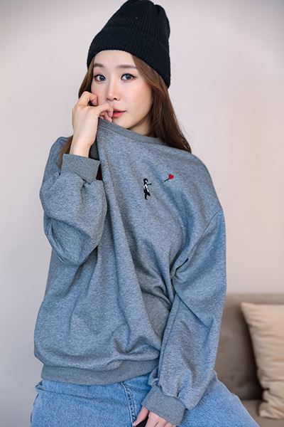 A/W Women's Creative Jiugong Grid Print Pullover Sweater