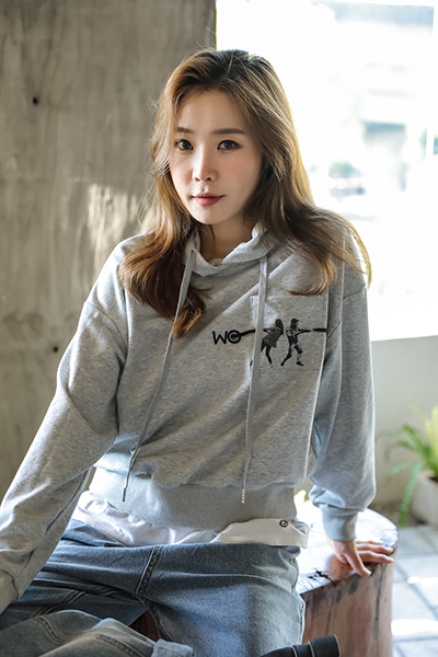 A/W Women's Creative Pattern Print Hoodie Sweater