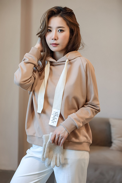 A/W Women's Cap Rope Hoodie Pullover Sweater