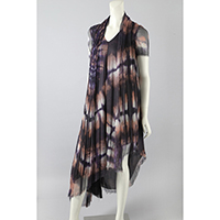 Printed Silk GGT Midi Dress