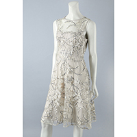 Embroidery Knee Length Dress